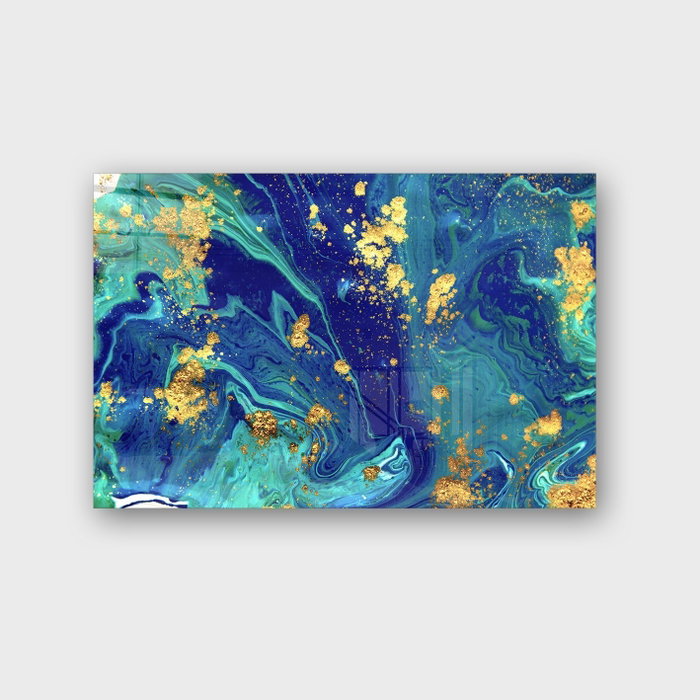 Wallity Cuadro Decorativo de Vidrio Templado Multicolor 70 x 100 cm